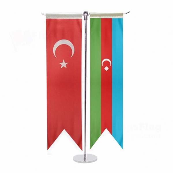 Azerbaijan T Table Flag