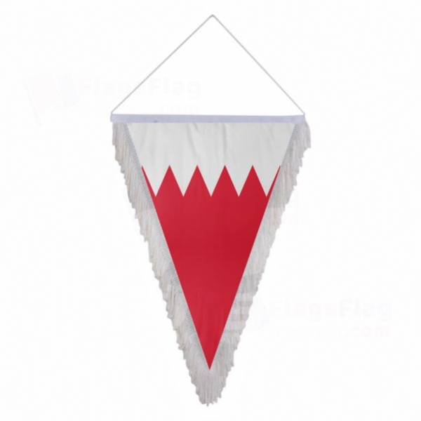 Bahrain Triangle Fringed Streamers