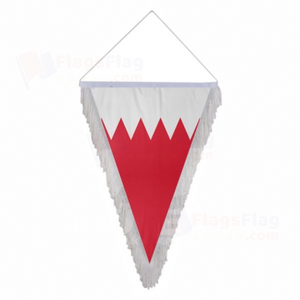 Bahrain Triangle Fringed Streamers