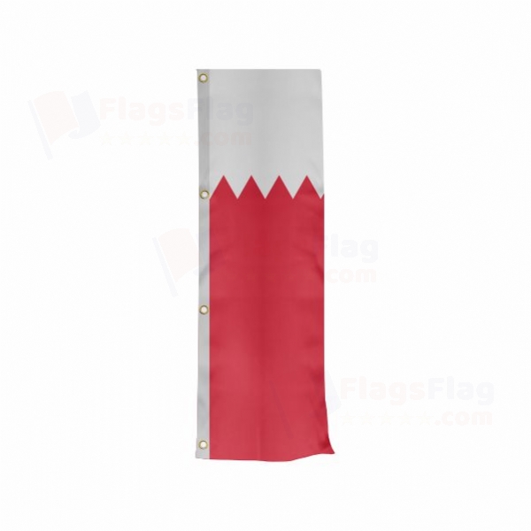 Bahrain Vertically Raised Flags