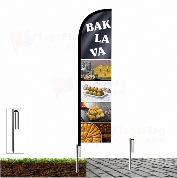 Baklava Custom Design Flag Baklava Customised Flags