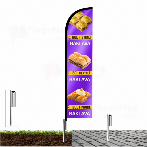 Baklava Pole Flags