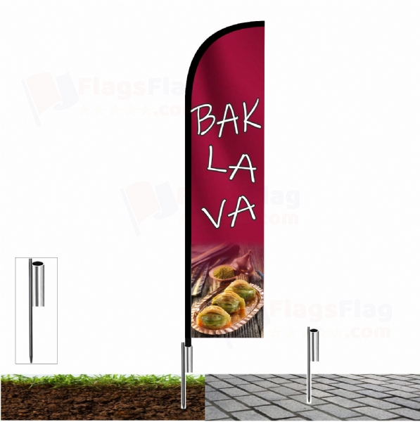 Baklava Shop Front Flags