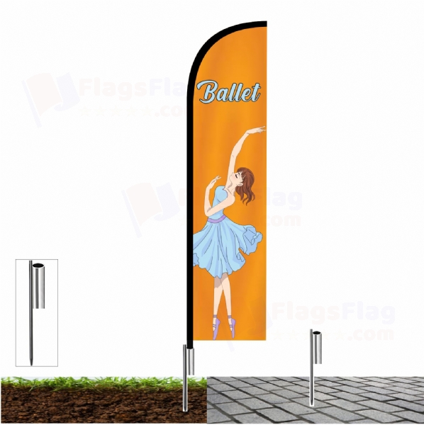 Ballet Beach Flag