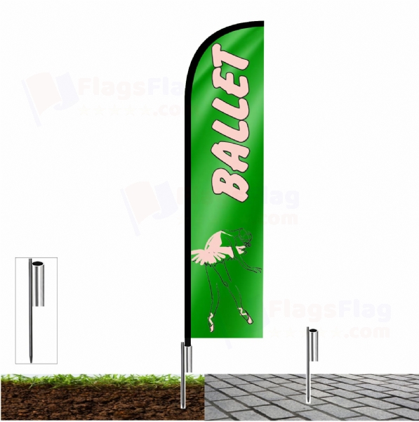 Ballet Beach Flags