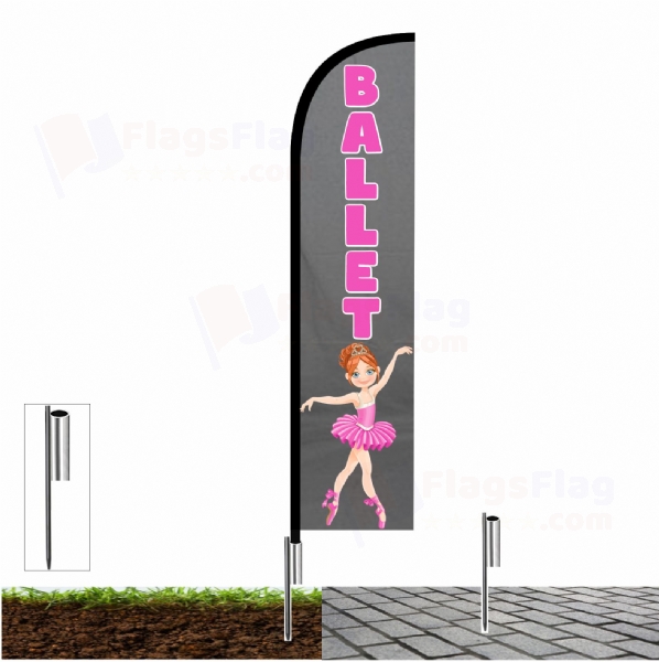 Ballet Custom Design Flag Ballet Customised Flags