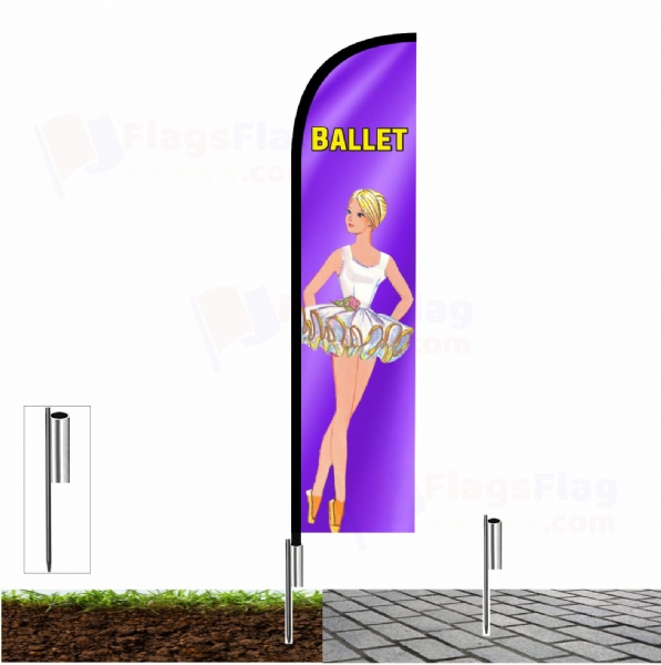 Ballet Pole Flags