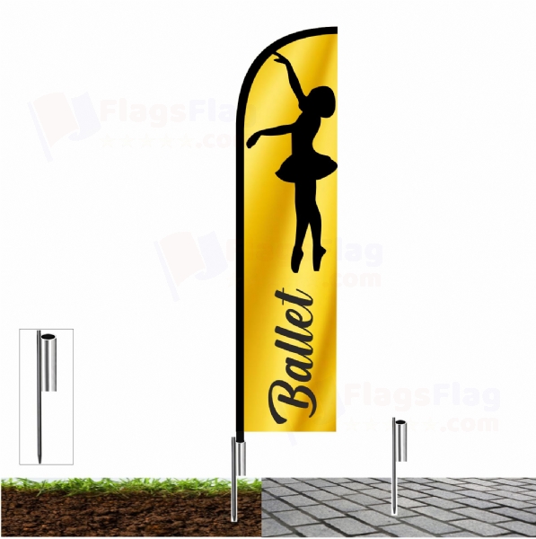 Ballet Sail Flag