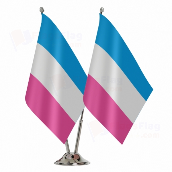 Bandera Heterosexual Binary Table Flag