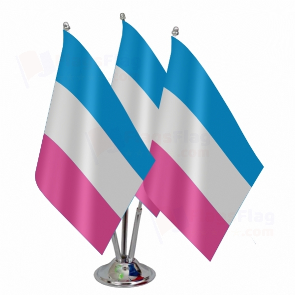 Bandera Heterosexual Triple Table Flag