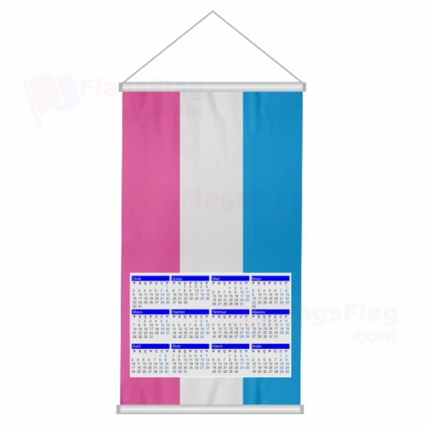 Bandera Heterosexual Woven Fabric Digital Printing Calendar