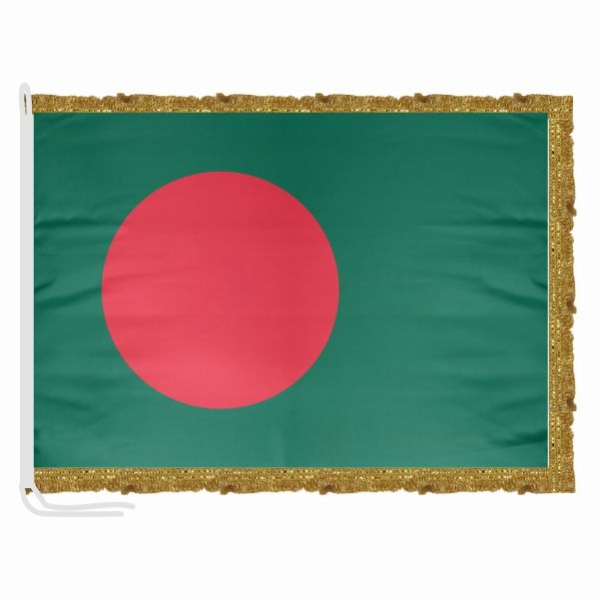 Bangladesh Satin Office Flag