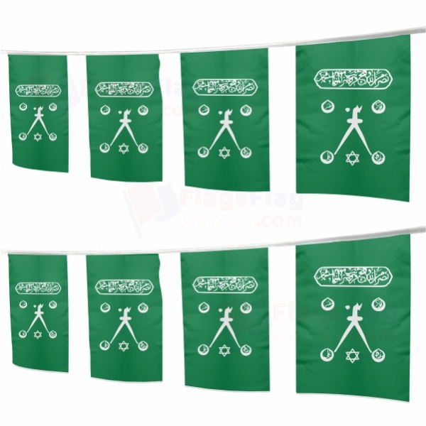 Barbaros Hayreddin Pasha Square String Flags
