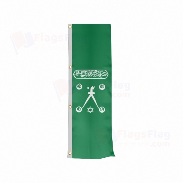 Barbaros Hayreddin Pasha Vertically Raised Flags