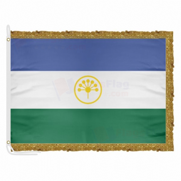 Bashkortostan Satin Office Flag
