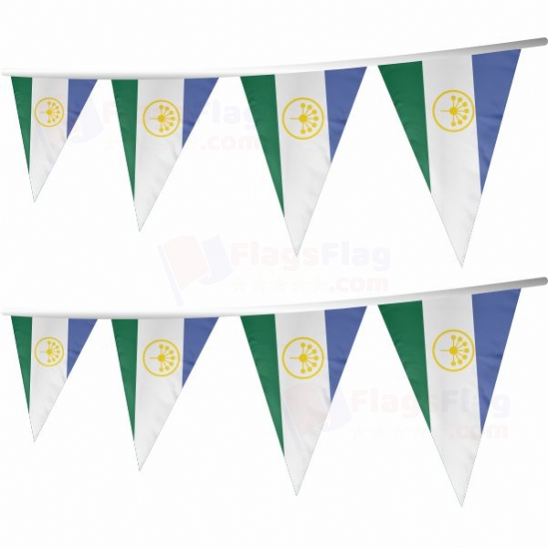 Bashkortostan Stringed Triangle Flag