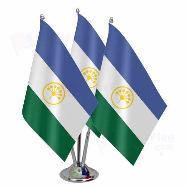 Bashkortostan Triple Table Flag