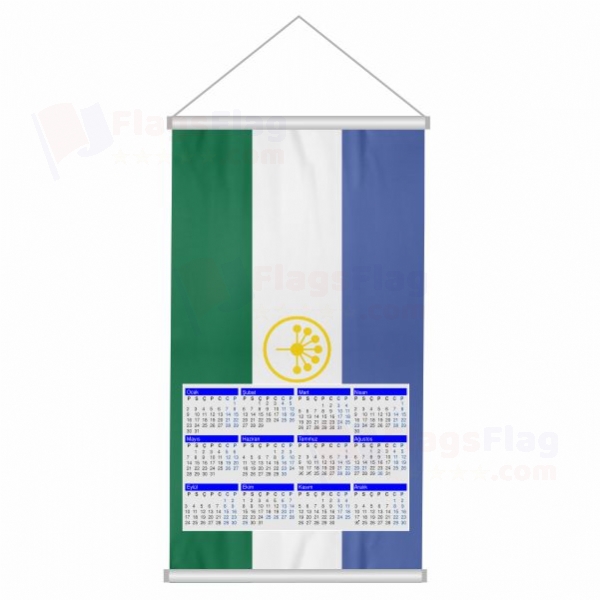 Bashkortostan Woven Fabric Digital Printing Calendar