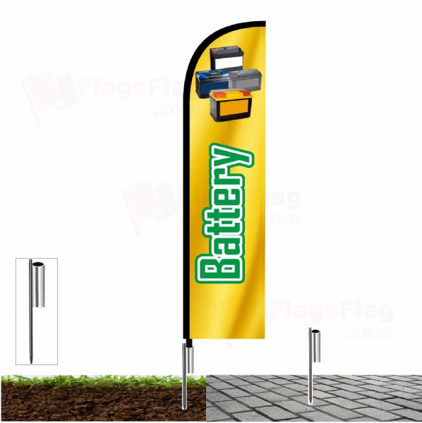 Battery Sail Flag