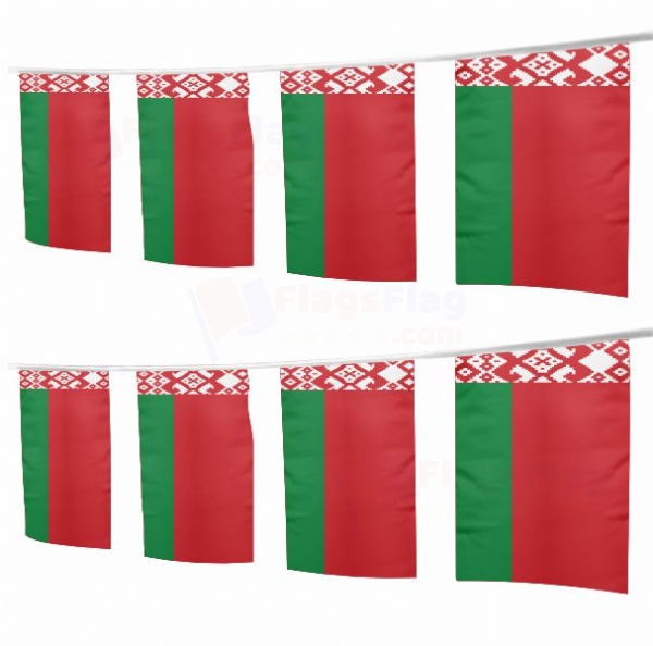 Belarus Square String Flags
