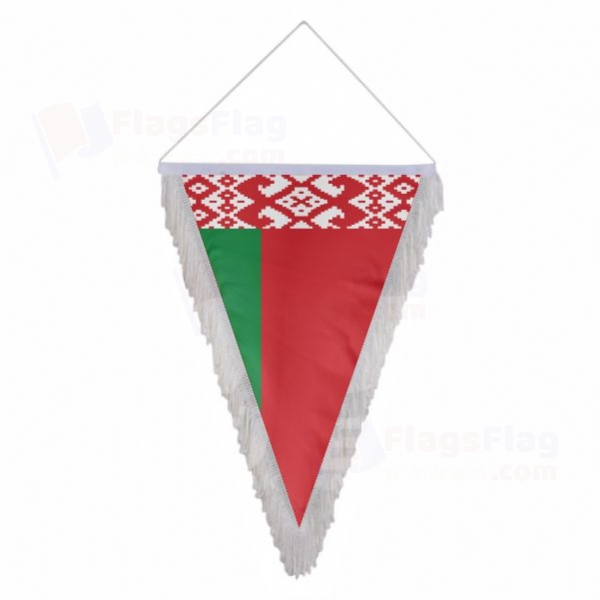 Belarus Triangle Fringed Streamers