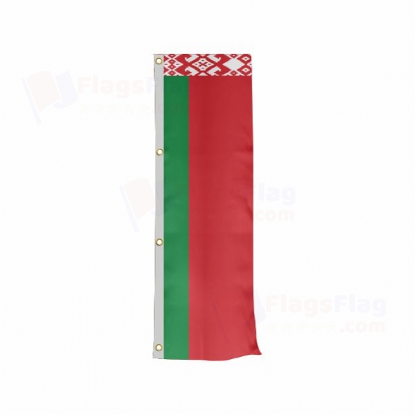 Belarus Vertically Raised Flags