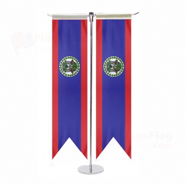 Belize T Table Flag