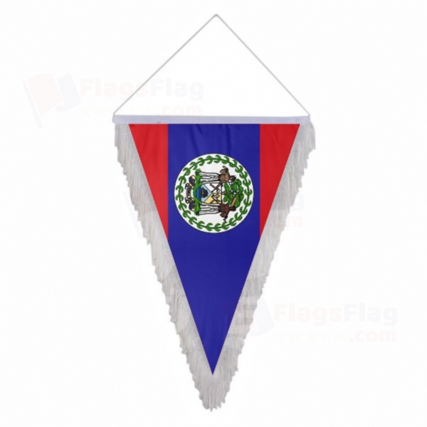 Belize Triangle Fringed Streamers