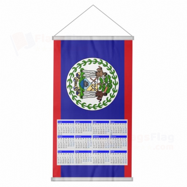 Belize Woven Fabric Digital Printing Calendar