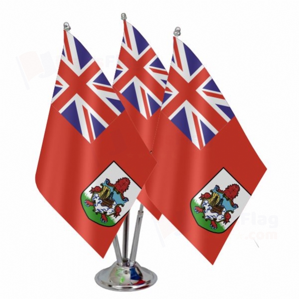 Bermuda Triple Table Flag