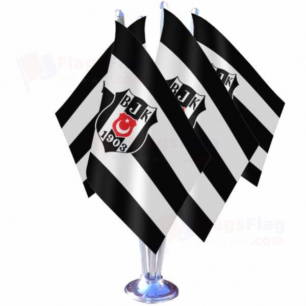Besiktas Quadruple Table Flag
