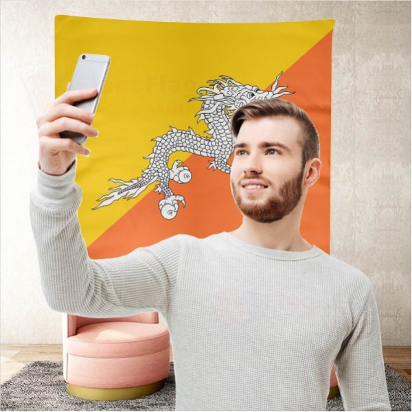 Bhutan Background Selfie Shooting Landscapes