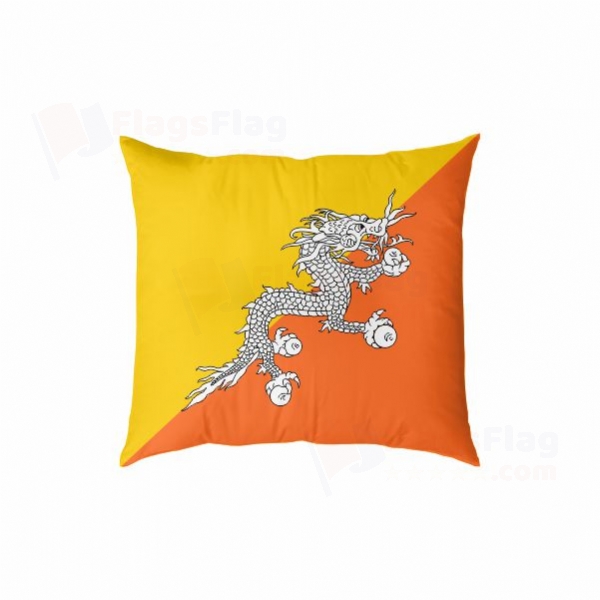 Bhutan Digital Printed Pillow Cover