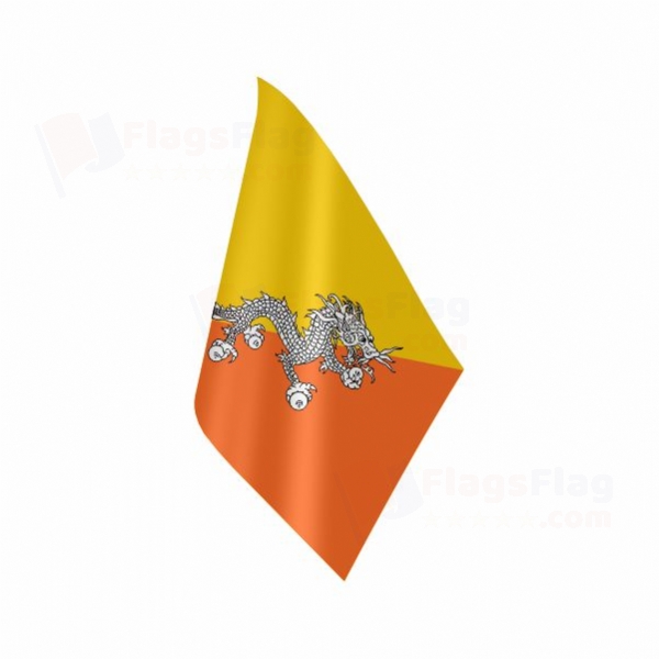 Bhutan Table Flag
