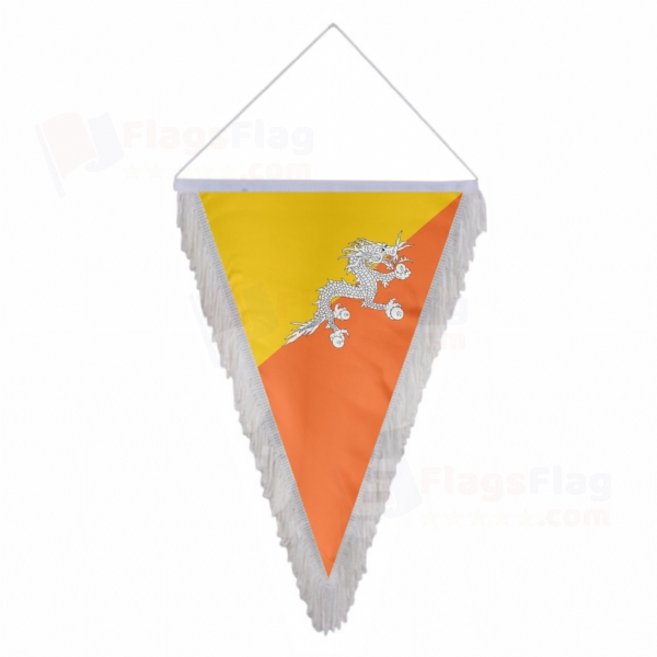 Bhutan Triangle Fringed Streamers