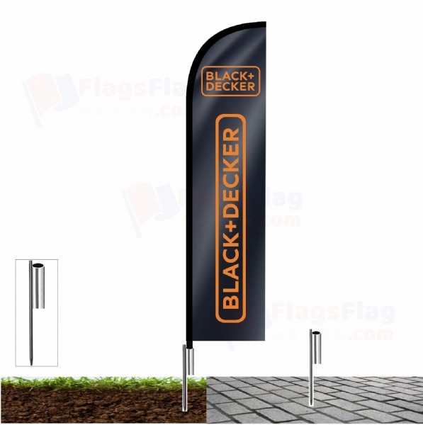 Black Decker Shop Front Flags