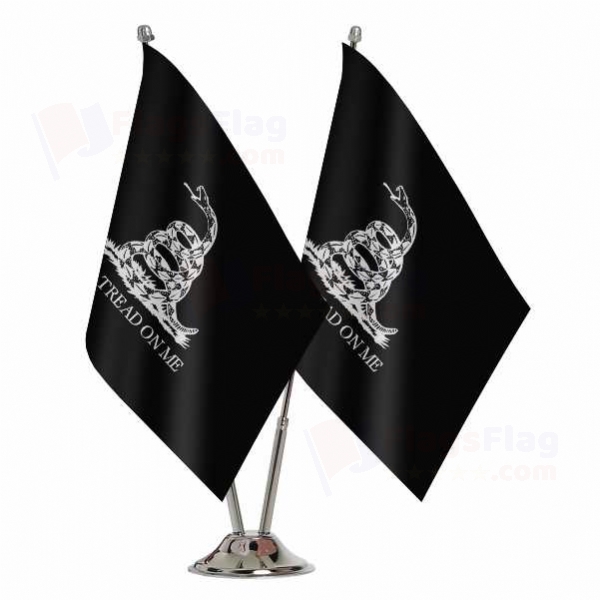 Black Don t Tread On Me Binary Table Flag
