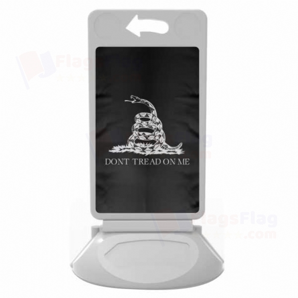 Black Don t Tread On Me Plastic Pontoon