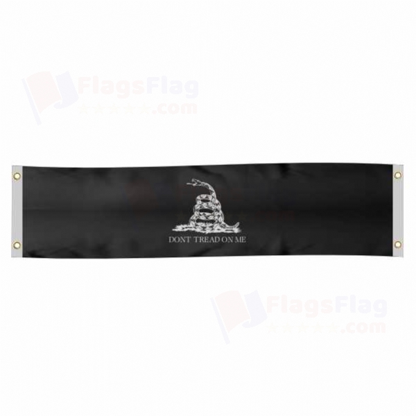 Black Don t Tread On Me Poster Banner