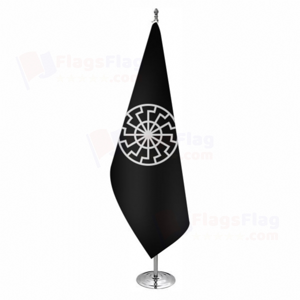 Black Sun Office Flag Black Sun Office Flags