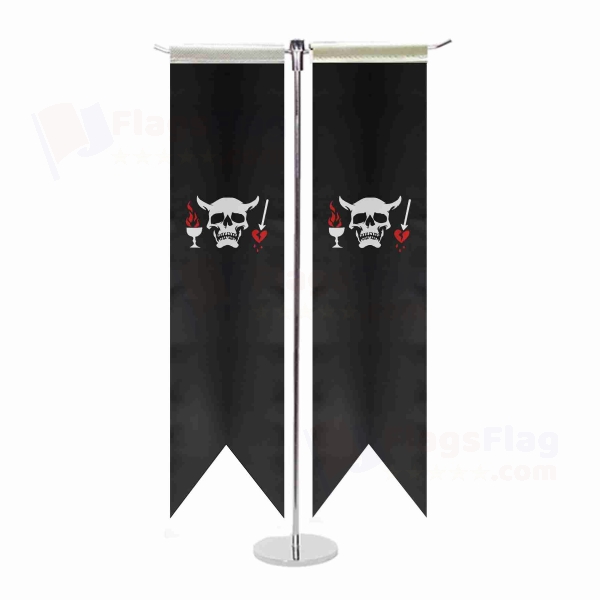Blackbeard T Table Flags