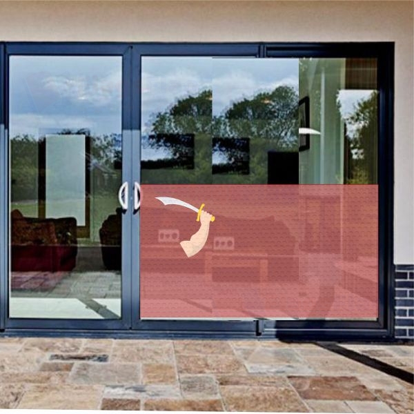 Bloedvlag Glass Film Bloedvlag One Way Vision Printing