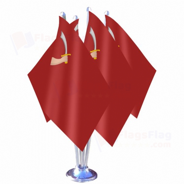 Bloedvlag Quadruple Table Flag