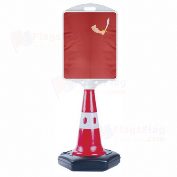 Bloedvlag Small Size Road Bollard