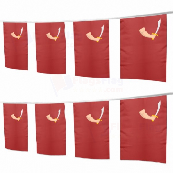 Bloedvlag Square String Flags