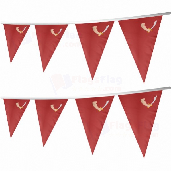 Bloedvlag Stringed Triangle Flag
