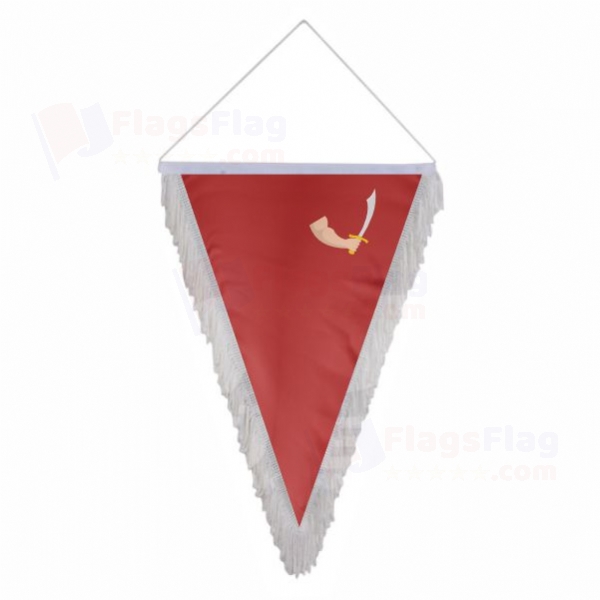 Bloedvlag Triangle Fringed Streamers