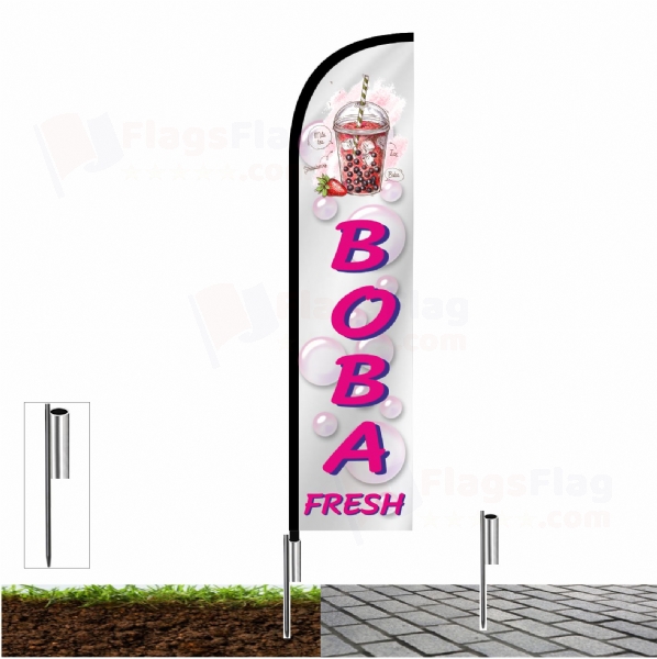 Boba Fresh Custom Design Flag Boba Fresh Customised Flags