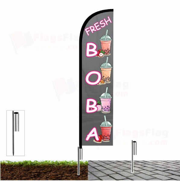 Boba Fresh Fishing Rod Flag