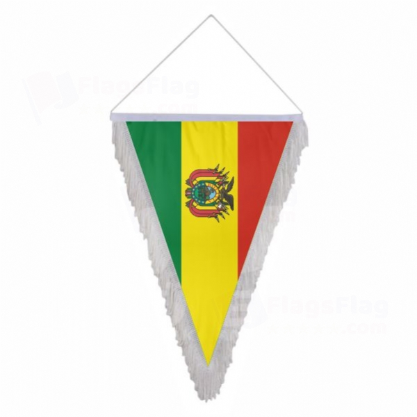 Bolivia Triangle Fringed Streamers